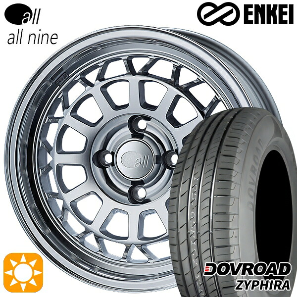 【取付対象】マツダ2 ノート 185/65R15 88H DOVROAD ザイファイラ ENKEI オール オールナイン ミラーポリッシュ 15インチ 6.0J 4H100 サマータイヤホイールセット ｜エムオートギャラリー