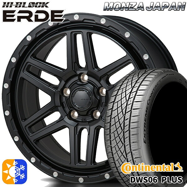アイシス ノア 215/45R17 91W XL コンチネンタル DWS06+ モンツァ ハイブロック エルデ サテンブラック/ミーリング 17インチ 7.5J 5H114.3 オールシーズンタイヤホイールセット ｜エムオートギャラリー