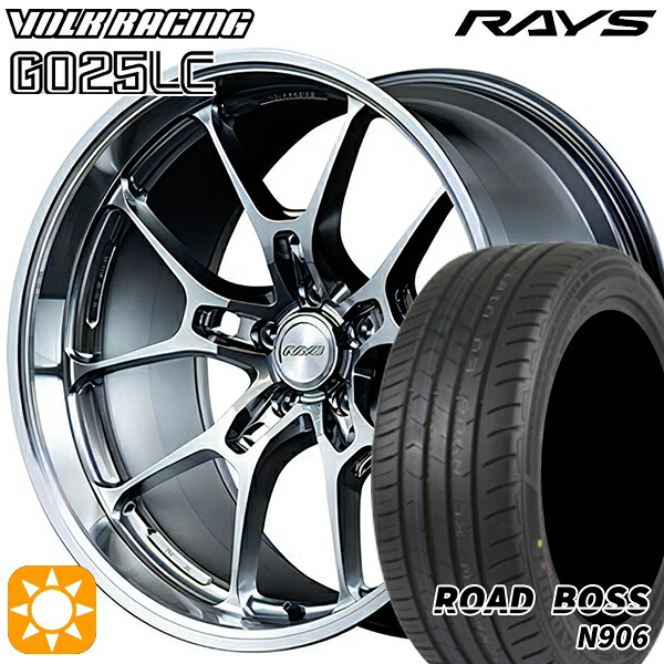 【取付対象】245/35R20 95W XL ロードボス N906 RAYS ボルクレーシング G025LC HI 20インチ 8.5J 5H114.3 サマータイヤホイールセット