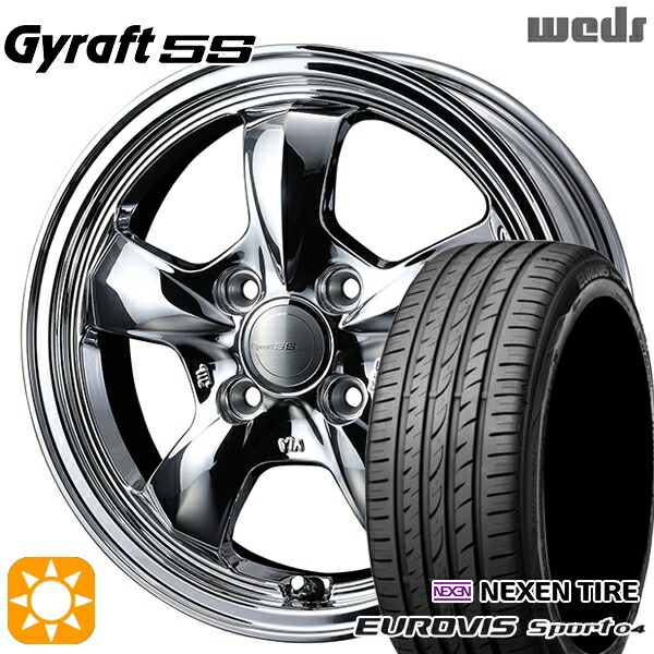 【取付対象】165/60R14 75H ロードストーン ユーロビズ Sport 04 ウェッズ グラフト 5S BS 14インチ 4.5J 4H100 サマータイヤホイールセット |エムオートギャラリー