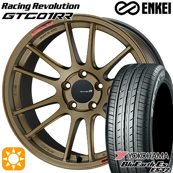 【取付対象】BMW F32/F33/F36 225/45R18 95W XL ヨコハマ ブルーアース ES32 ENKEI エンケイ GTC01RR チタニウムゴールド 18インチ 8.5J 5H120 サマータイヤホイールセット ｜エムオートギャラリー