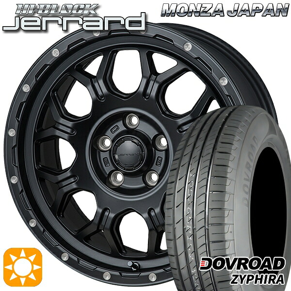 【取付対象】170シエンタ 185/60R15 84H DOVROAD ザイファイラ モンツァ ハイブロック ジェラード 15インチ 5.5J 5H100 サマータイヤホイールセット ｜エムオートギャラリー