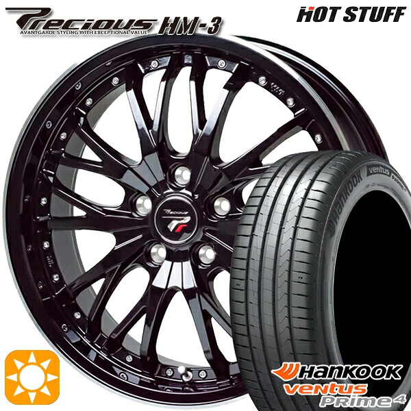 【取付対象】225/55R17 101W XL ハンコック veNtus PRime4 K135 HotStuff プレシャス HM-3 MB/RP 17インチ 7.0J 5H100 サマータイヤホイールセット ｜エムオートギャラリー