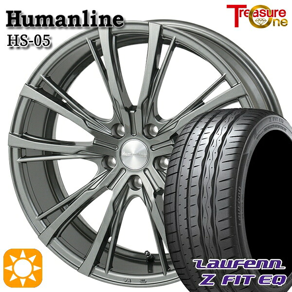 【取付対象】プリウスα クラウン 235/35R19 91Y XL ラウフェン Z FIT EQ LK03 トレジャーワン ヒューマンライン HS05 19インチ 7.5J 5H114.3 サマータイヤホイールセット ｜エムオートギャラリー 69,740円