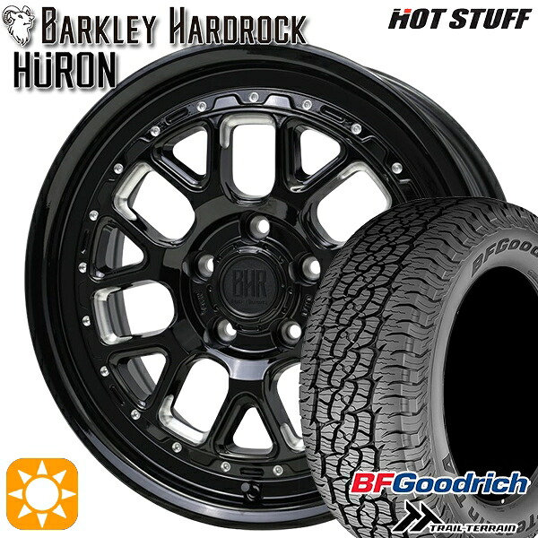【取付対象】エクストレイル 225/60R17 99H RBL BFグッドリッチ トレールテレーン ホットスタッフ バークレイハードロック ヒューロン GM/B 17インチ 7.0J 5H114.3+38 サマータイヤホイールセット |エムオートギャラリー