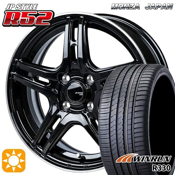 【取付対象】ルーミー タンク 195/40R17 81W XL ウィンラン R330 モンツァ JPスタイル R52 17インチ 6.5J 4H100 +40/+50 サマータイヤホイールセット |エムオートギャラリー