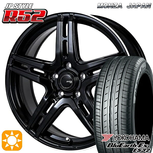 【取付対象】225/45R18 95W XL ヨコハマ ブルーアース ES32 モンツァ JPスタイル R52 18インチ 7.0J 5H114.3 サマータイヤホイールセット ｜エムオートギャラリー