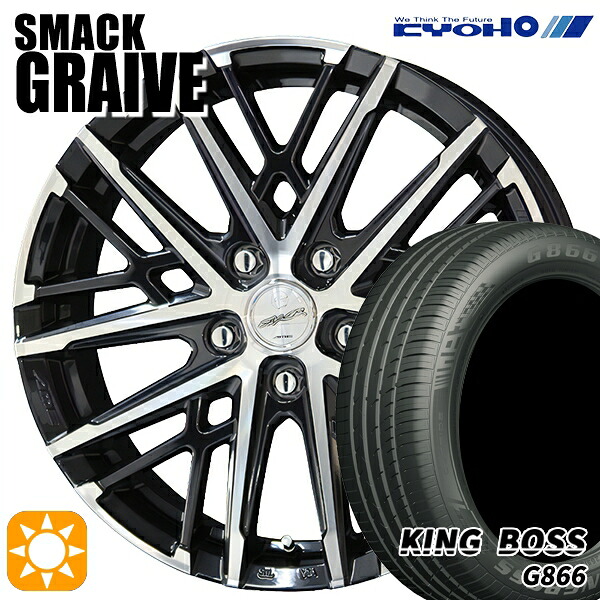 【取付対象】アルファード ヴェルファイア 235/50R18 101W XL キングボス G866 KYOHO スマック グレイブ 18インチ 7.5J 5H114.3 サマータイヤホイールセット |エムオートギャラリー