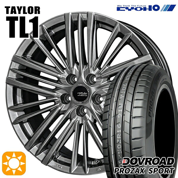 40アルヴェル 225/55R19 103W XL DOVROAD プロザックススポーツ KYOHO テイラー TL1 HM 19インチ 7.0J 5H120 +38+40 サマータイヤホイールセット｜エムオートギャラリー