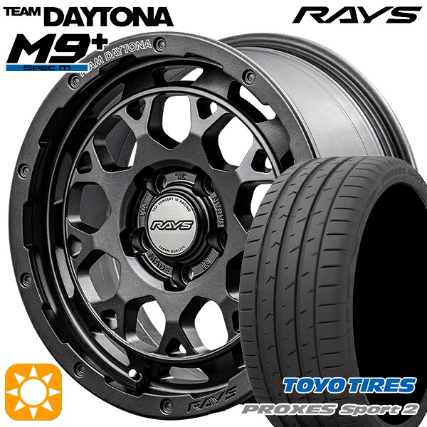 【取付対象】235/50R18 101Y XL トーヨー プロクセススポーツ2 RAYS レイズ チームデイトナ M9+ AOJ 18インチ 7.5J 5H114.3 サマータイヤホイールセット