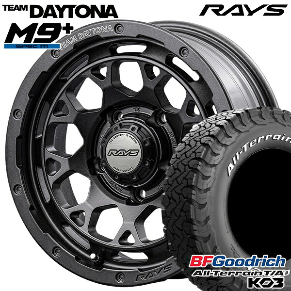 【取付対象】235/70R16 110/107S RWL BFグッドリッチ オールテレーン T/A KO3 RAYS レイズ チームデイトナ M9+ AOJ 16インチ 6.0J 5H139.7 サマータイヤホイールセット