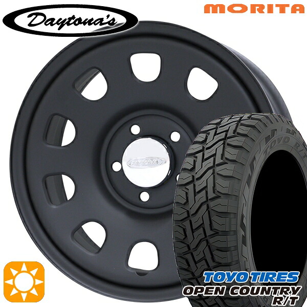 【取付対象】デリカD5 215/70R16 100Q トーヨー オープンカントリー R/T MRT DAYTONA'S G2 デイトナズ マットブラック 16インチ 7.0J 5H114.3 サマータイヤホイールセット |エムオートギャラリー