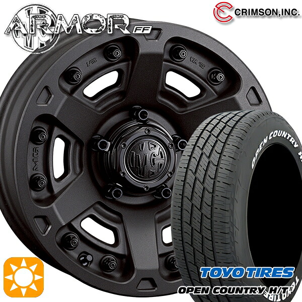 【取付対象】ジムニー 215/70R16 100H トーヨー オープンカントリー H/T2 WL クリムソン MGアーマー SB 16インチ 5.5J 5H139.7 サマータイヤホイールセット |エムオートギャラリー