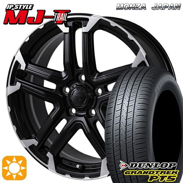 【取付対象】CX-60 エクストレイル 235/60R18 107V XL ダンロップ グラントレック PT5 モンツァ JPスタイル MJ-T MJトレイル 18インチ 7.5J 5H114.3 サマータイヤホイールセット ｜エムオートギャラリー 87,725円