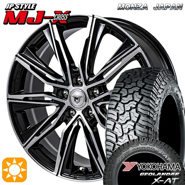 【取付対象】デリカD5 235/70R16 104/101Q OWL ヨコハマ ジオランダー X-AT G016 モンツァ JPスタイル MJ-X MJクロス 16インチ 6.5J 5H114.3 サマータイヤホイールセット ｜エムオートギャラリー