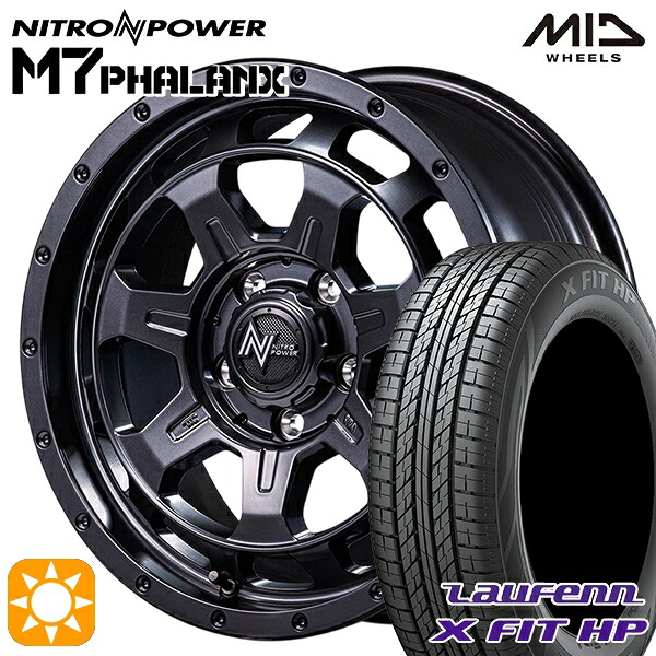 【取付対象】C-HR カローラクロス 215/60R17 96H ラウフェン X FIT HP LA41 MID ナイトロパワー M7ファランクス BBK 17インチ 7.0J 5H114.3+42 サマータイヤホイールセット
