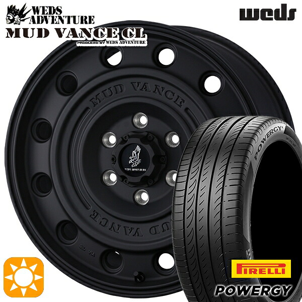 【取付対象】ヤリスクロス 215/60R16 95H ピレリ パワジー ウェッズ マッドヴァンスCL FB 16インチ 7.0J 5H114.3 +35 サマータイヤホイールセット ｜エムオートギャラリー