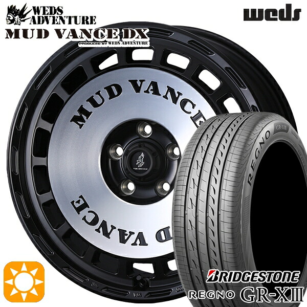 【取付対象】20/30系アルヴェル 235/50R18 101V XL ブリヂストン レグノ GRX3 ウェッズ マッドヴァンスDX MBP 18インチ 7.5J 5H114.3 +35 サマータイヤホイールセット |エムオートギャラリー