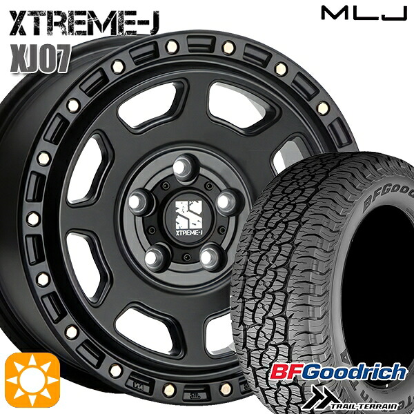 【取付対象】285/60R18 116H RBL BFグッドリッチ トレールテレーン MLJ エクストリームJ XJ07 SB 18インチ 8.0J 5H127+43 サマータイヤホイールセット