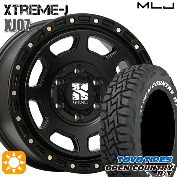 【取付対象】ランクル300 285/60R18 116Q トーヨー オープンカントリー R/T ホワイトレター MLJ エクストリームJ XJ07 SB 18インチ 8.0J 6H139.7+50 サマータイヤホイールセット