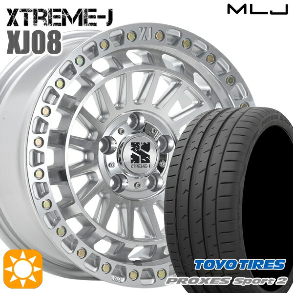 【取付対象】20/30系アルファードヴェルファイア 235/50R18 101Y XL トーヨー プロクセススポーツ2 MLJ エクストリームJ XJ08 グロスマシンド 18インチ 8.0J 5H114.3+40 サマータイヤホイールセット