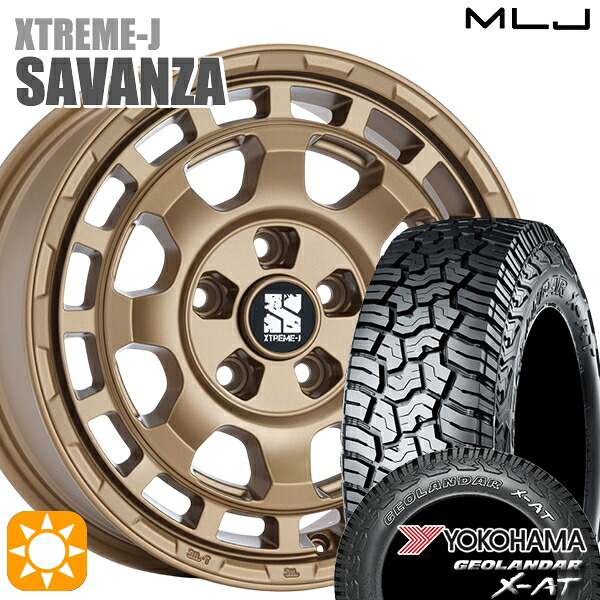 【取付対象】デリカD5 235/70R16 104/101Q OWL ヨコハマ ジオランダー X-AT G016 アウトラインホワイトレター MLJ エクストリームJ SAVANZA BR 16インチ 7.0J 5H114.3+35 サマータイヤホイールセット 108,845円