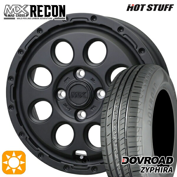 【取付対象】165/65R14 79T DOVROAD ザイファイラ ホットスタッフ マッドクロス リーコン MBK 14インチ 4.5J 4H100 +45 サマータイヤホイールセット ｜エムオートギャラリー