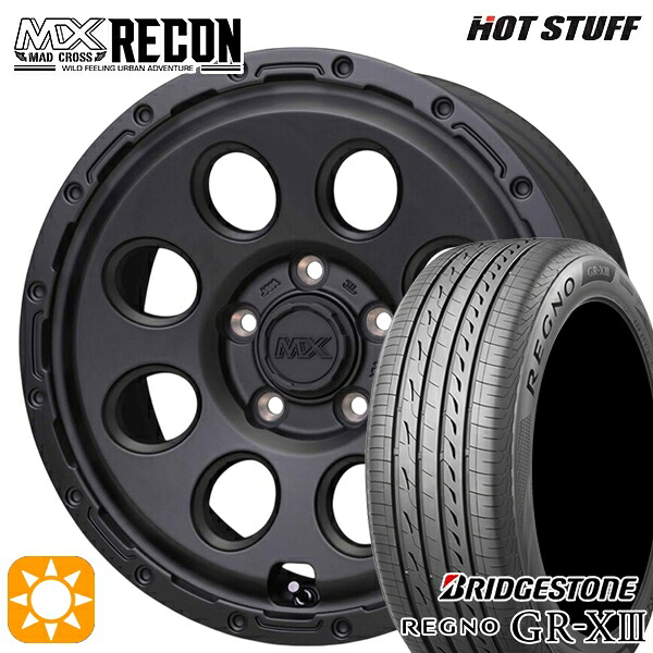 【取付対象】ヤリスクロス 215/60R16 95V ブリヂストン レグノ GRX3 ホットスタッフ マッドクロス リーコン MBK 16インチ 7.0J 5H114.3 +35 サマータイヤホイールセット ｜エムオートギャラリー
