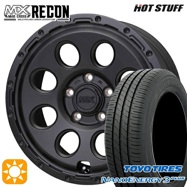 【取付対象】ヤリスクロス 215/60R16 95H トーヨー ナノエナジー3プラス ホットスタッフ マッドクロス リーコン MBK 16インチ 7.0J 5H114.3 +35 サマータイヤホイールセット ｜エムオートギャラリー