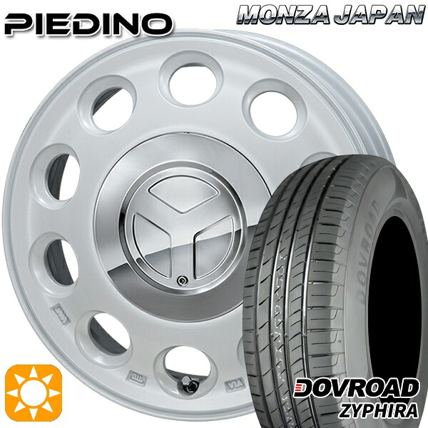 【取付対象】ウェイク 165/55R15 75V DOVROAD ザイファイラ モンツァ ピエディーノ パールホワイト 15インチ 4.5J 4H100 サマータイヤホイールセット ｜エムオートギャラリー