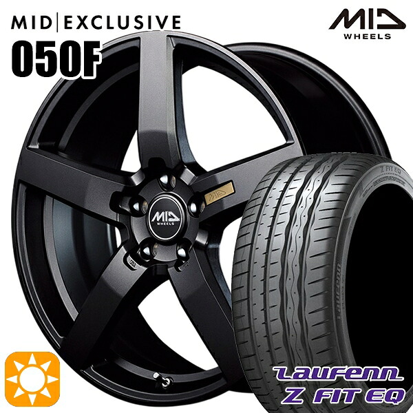 【取付対象】245/45R19 102Y XL ラウフェン Z FIT EQ LK03 MID RMP 050F セミグロスガンメタ 19インチ 8.0J 5H114.3 サマータイヤホイールセット