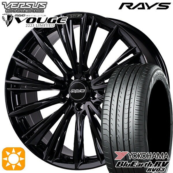 【取付対象】235/50R18 101V XL ヨコハマ ブルーアース RV03 RAYS ベルサス ストラテージア ヴォウジェ GX 18インチ 7.0J 5H114.3 サマータイヤホイールセット