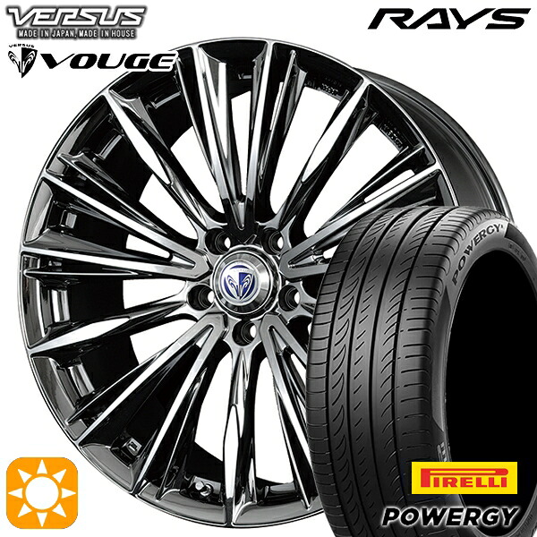 【取付対象】245/40R19 98W XL ピレリ パワジー RAYS ベルサス ストラテージア ヴォウジェ RB 19インチ 8.0J 5H114.3 サマータイヤホイールセット