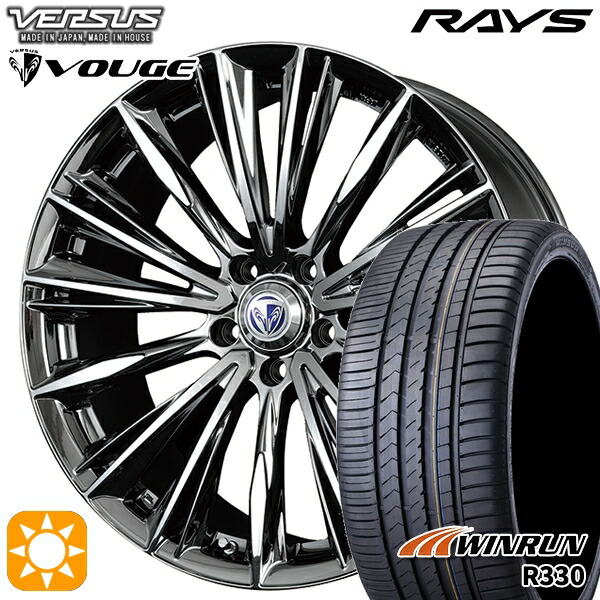 【取付対象】アウトランダー エクストレイル 225/55R18 98V ウィンラン R330 RAYS ベルサス ストラテージア ヴォウジェ RB 18インチ 7.0J 5H114.3 サマータイヤホイールセット
