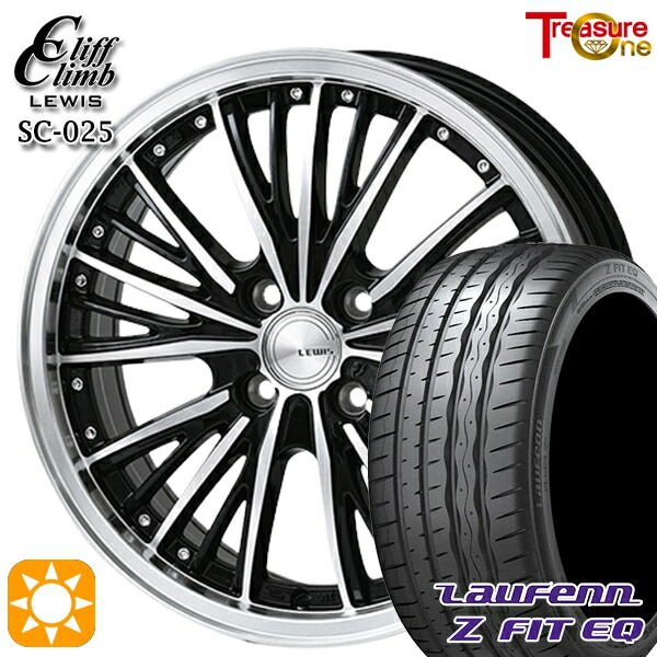 【取付対象】215/45R18 93Y XL ラウフェン Z FIT EQ LK03 トレジャーワン クリフクライムルイス SC025 BP 18インチ 7.0J 4H100 +45 サマータイヤホイールセット