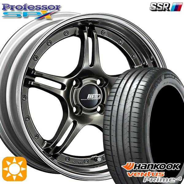 【取付対象】195/55R16 87V ハンコック veNtus PRime4 K135 SSR プロフェッサー SPX ハイメタルブロンズ 16インチ 6.0J 4H100 サマータイヤホイールセット |エムオートギャラリー