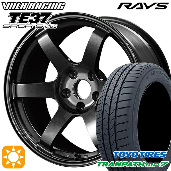 【取付対象】215/55R17 94V トーヨー トランパス mp7 RAYS ボルクレーシング TE37 サーガ S-プラス MM 17インチ 7.5J 5H100 サマータイヤホイールセット |エムオートギャラリー