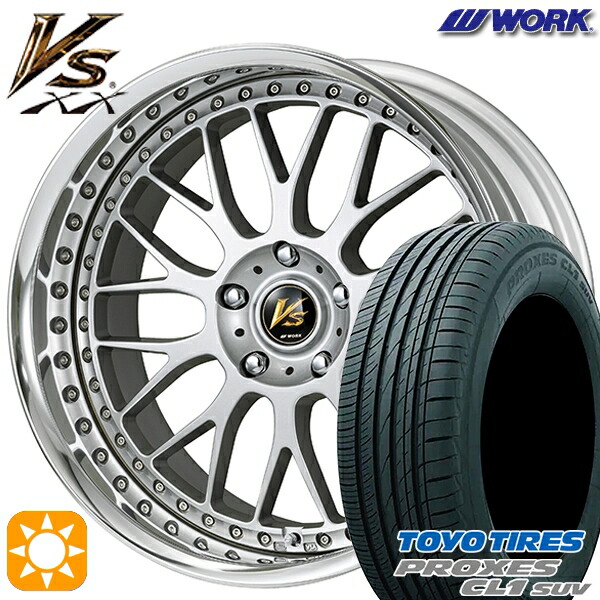【取付対象】235/55R18 100V トーヨー プロクセス CL1 SUV WORK ワーク VS XX BLC2 18インチ 7.0J 5H114.3 サマータイヤホイールセット |エムオートギャラリー