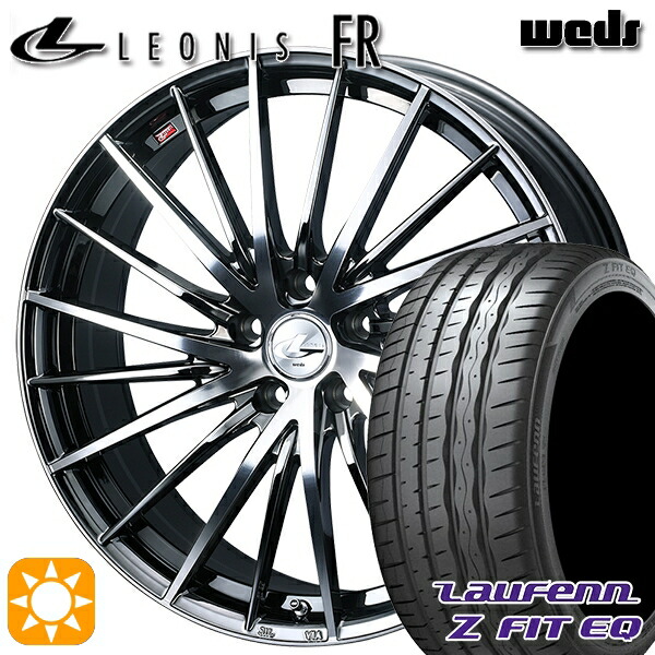【取付対象】215/45R18 93Y XL ラウフェン Z FIT EQ LK03 Weds レオニス FR BMCMC (ブラックメタルコート ミラーカット) 18インチ 7.0J 5H114.3 サマータイヤホイールセット ｜エムオートギャラリー