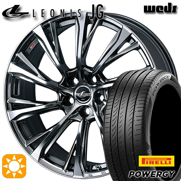 【取付対象】245/35R20 95W XL ピレリ パワジー Weds ウェッズ レオニス JG BMCMC 20インチ 8.0J 5H114.3 サマータイヤホイールセット