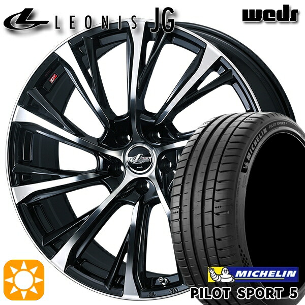 【取付対象】235/60R18 107V XL ダンロップ グラントレック PT5 Weds ウェッズ レオニス JG PBMC 18インチ 7.0J 5H114.3 サマータイヤホイールセット |エムオートギャラリー