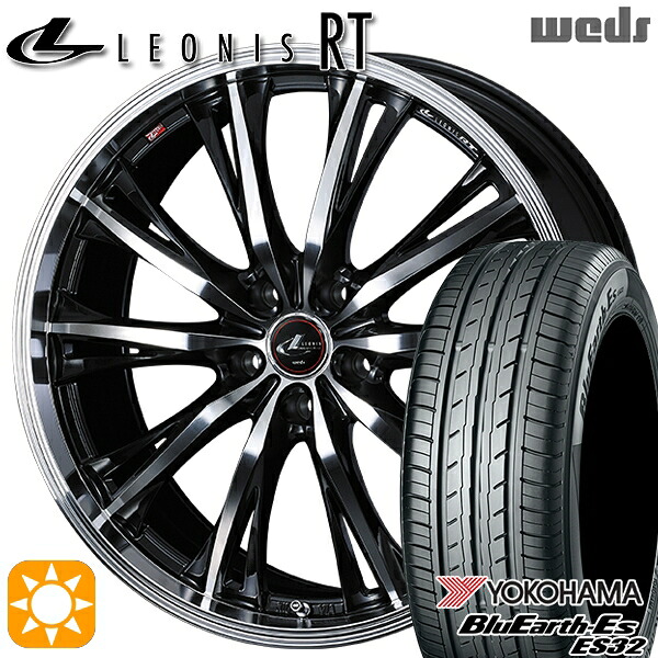 【取付対象】215/50R17 95V XL ヨコハマ ブルーアース ES32 Weds レオニス RT PBMC 17インチ 7.0J 5H100 サマータイヤホイールセット |エムオートギャラリー