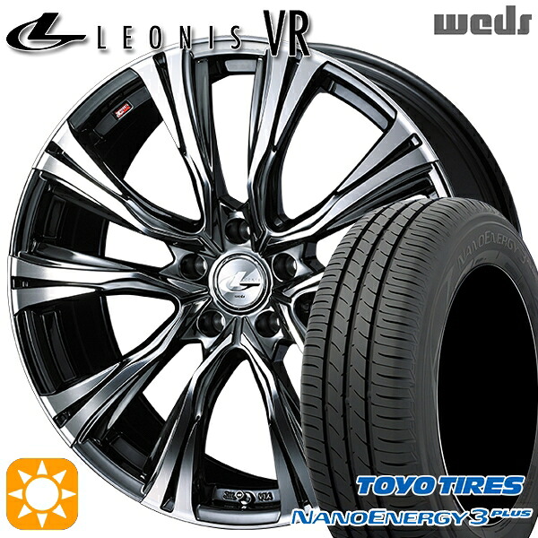 【取付対象】215/50R17 91V トーヨー ナノエナジー3プラス Weds レオニス VR BMCMC 17インチ 7.0J 5H100 サマータイヤホイールセット ｜エムオートギャラリー