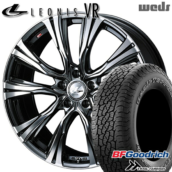 【取付対象】225/65R17 102T ORWL BFグッドリッチ トレールテレーン Weds レオニス VR BMCMC 17インチ 7.0J 5H114.3 サマータイヤホイールセット