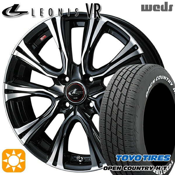 【取付対象】215/70R16 100H トーヨー オープンカントリー H/T2 WL Weds レオニス VR PBMC 16インチ 6.0J 4H100 サマータイヤホイールセット 97,515円