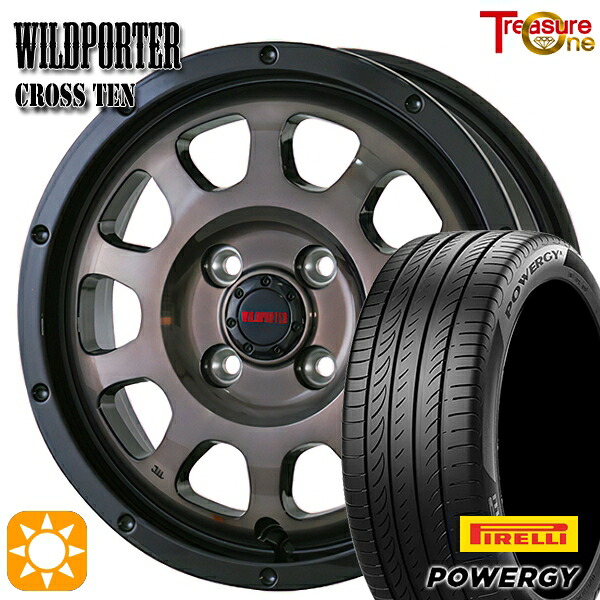 【取付対象】マツダ2 ノート 205/45R17 88W XL ピレリ パワジー トレジャーワン ワイルドポーター クロステン BP/BC 17インチ 6.5J 4H100 サマータイヤホイールセット |エムオートギャラリー