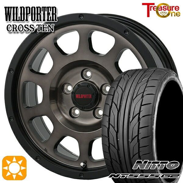 【取付対象】アイシス ノア 215/45R17 91W XL ニットー NT555 G2 トレジャーワン ワイルドポーター クロステン BP/BC 17インチ 7.5J 5H114.3 サマータイヤホイールセット