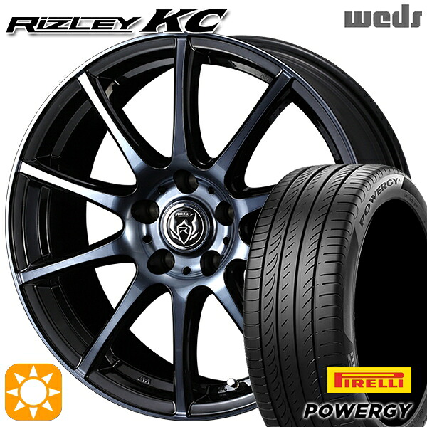 【取付対象】C27セレナ 195/65R15 91V ピレリ パワジー Weds ライツレーKC ブラックポリッシュBC 15インチ 6.0J 5H114.3 +43 サマータイヤホイールセット |エムオートギャラリー