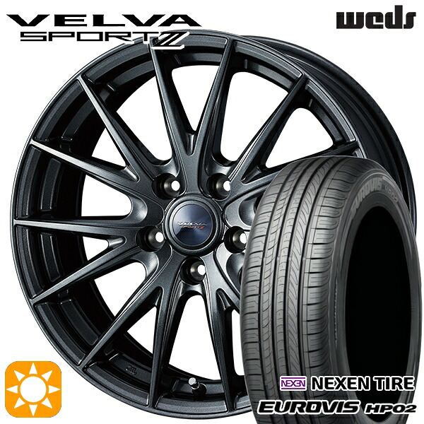 【取付対象】195/65R15 ネクセン ロードストーン ユーロビズ HP02 Weds ヴェルバスポルト2 ディープメタルII 15インチ 6.0J 5H100 サマータイヤホイールセット |エムオートギャラリー