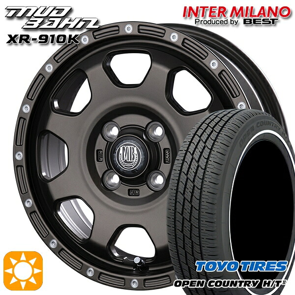 【取付対象】155/65R14 75H トーヨー オープンカントリー H/T2 WR インターミラノ マッドバーン XR-910K MBR/PP 14インチ 4.5J 4H100 サマータイヤホイールセット |エムオートギャラリー